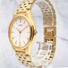 working SEIKO watch with SPG Roman numeral, men's gold-plated strap. Vintage, antique, vintage.