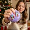 Xmas Theme Sensory Toy 1/4Pcs Christmas Stress Ball Fidget Toy, Anxiety Relief Squeezable Ball, Party Favors for Adults and Kids Soft Balls