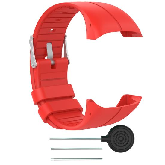 Watch Band Adjustable Waterproof Silicone Waterproof Wrist Strap for Polar M400/M430 GPS Sport