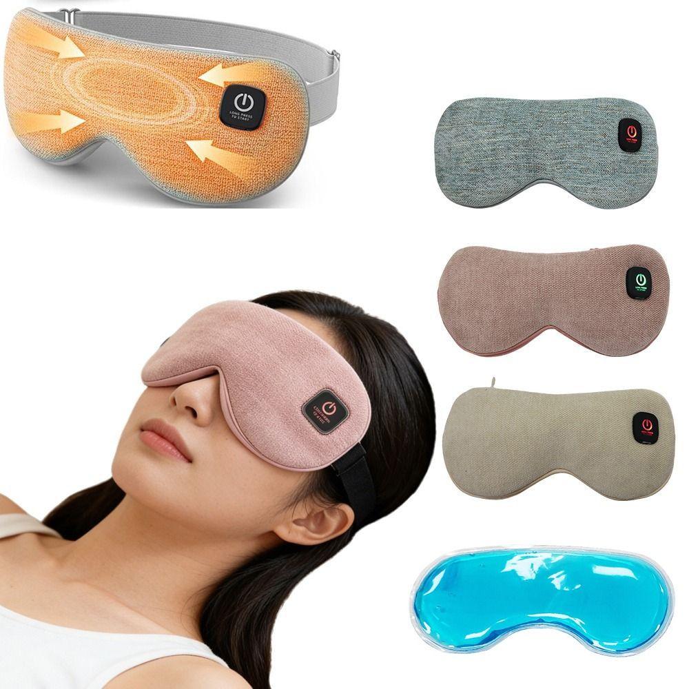 Cordless USB Temperature Control Eye Mask Hot Cold Compress Heating Sleep Eye Mask Home Travel