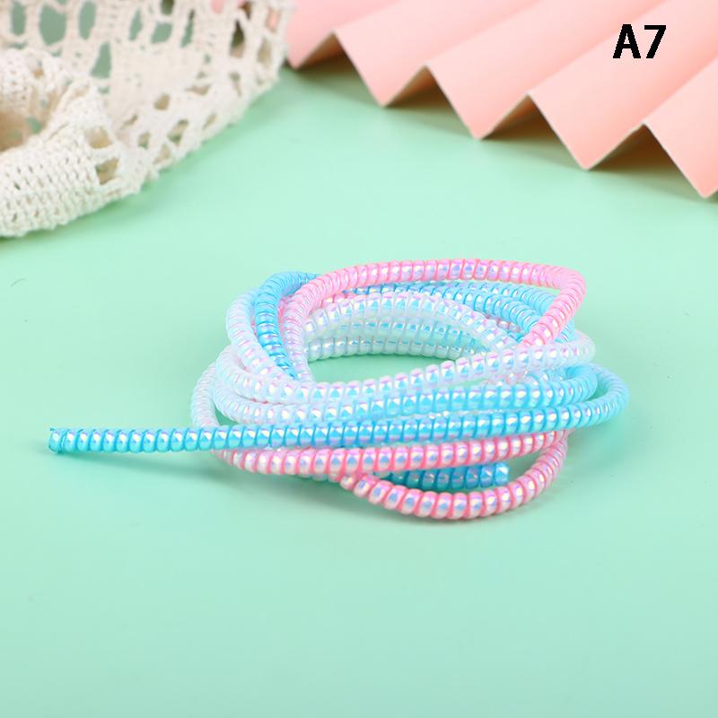 

1,6 м цветной кабель переплетается веревка спиральный кабель протектор универсальный чехол для зарядного кабеля рукав защитник анти-перелом управление