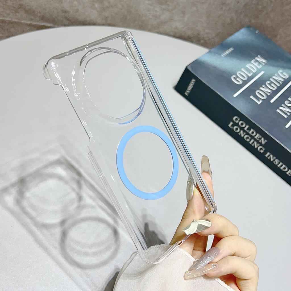 Applicable To Huawei Matex1 Magnetic Mobile Phone Case, Thin and Transparent X1 Collector's Edition, Double Central Axis  Pc Anti-drop Hard Case