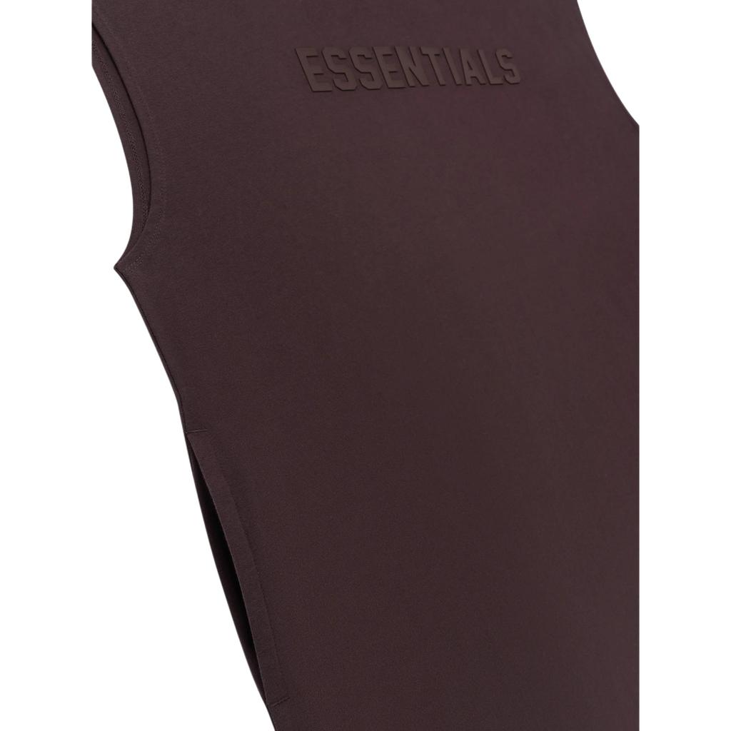 Fear Of God Essentials Drop 2 SS23 Sleeveless T-Shirt Dress Women dresses Plum FOG-SS23-248