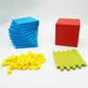 Decimal Math Cubes for Early Education: Montessori Teaching Aids for Understanding Ones, Tens, Hundreds, and Thousands