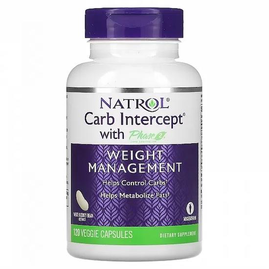 

Natrol- Carb Intercept with Phase 2 Carb Controller, 120 Veggie Capsules