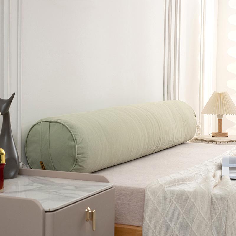 100/120cm Long Cylindrical Pillow with Handle for Neck Back Leg Support Removable Washable Pregnant Women Use Bedroom Pillow
