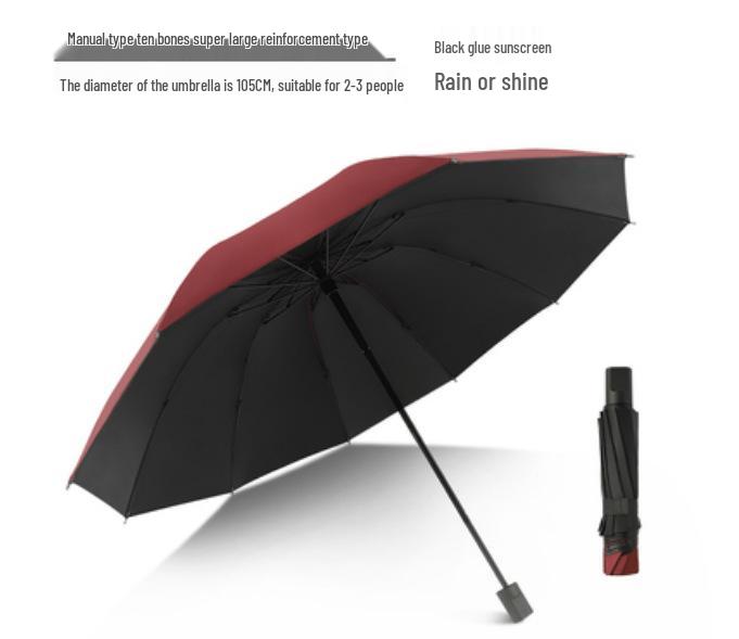 Dual-Use Anti-Storm UV-Proof Student Umbrella