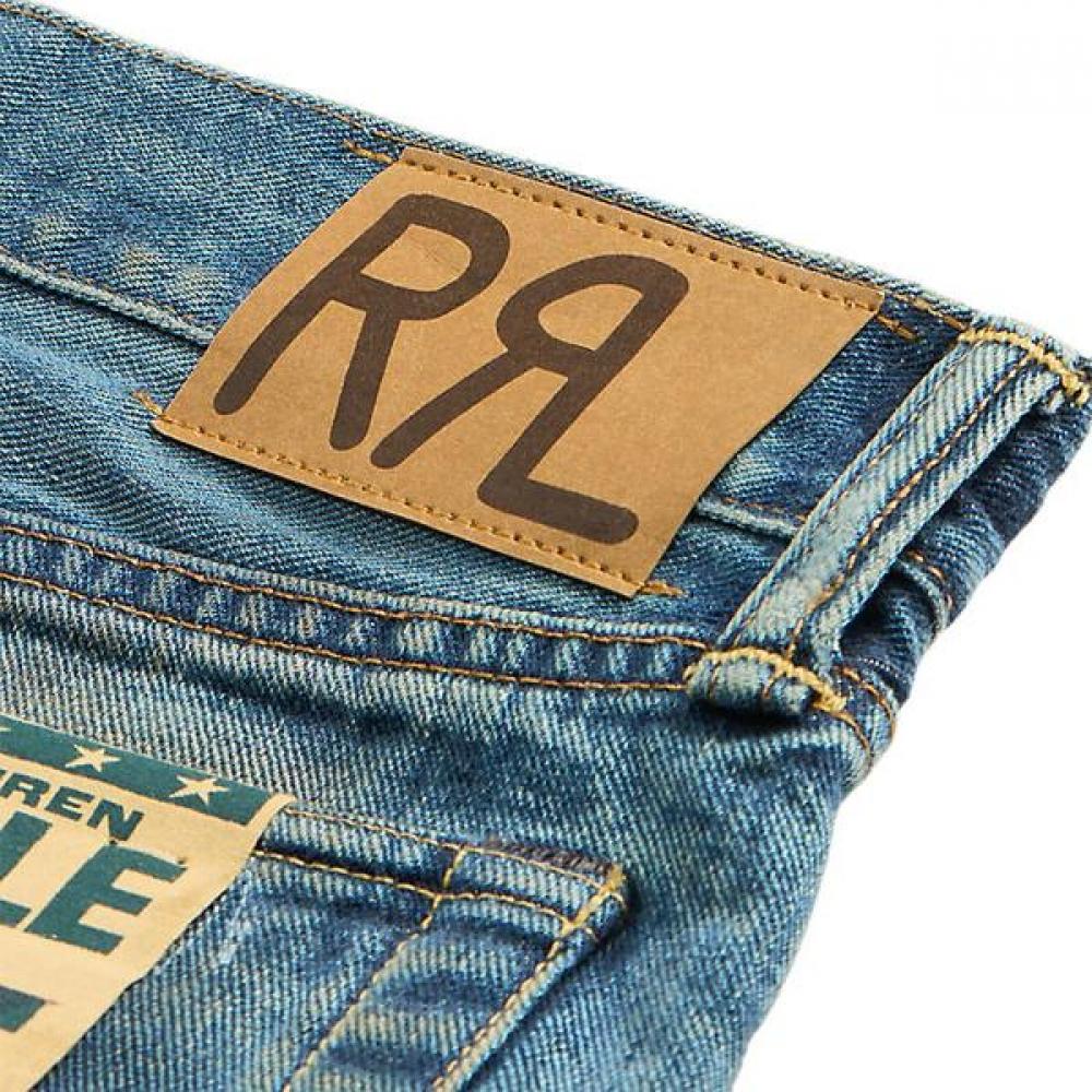 Rrl Jeansy Brannon High Slim Naprawiane Mnrrdnm10920118400