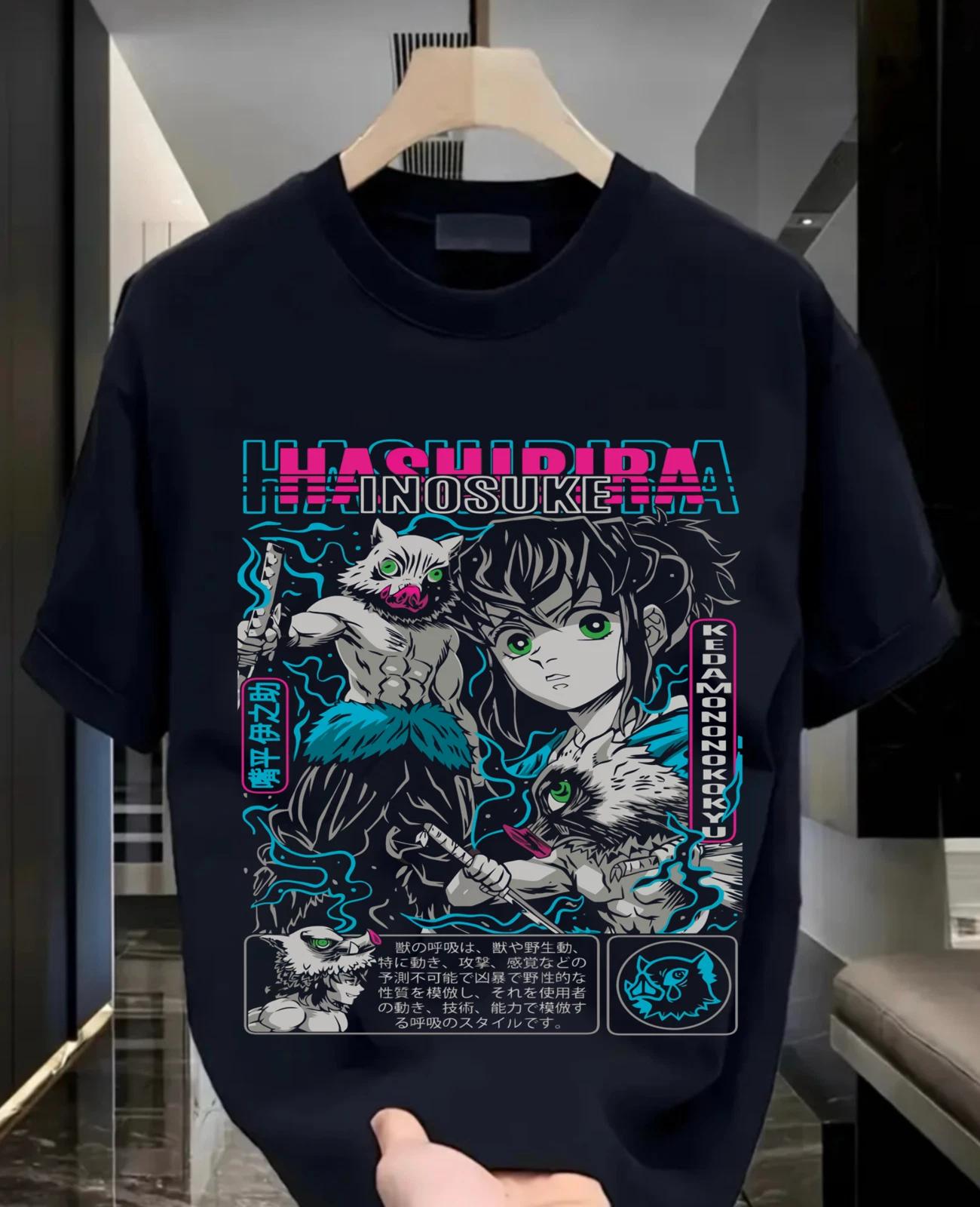 Аниме Винтаж Специальная футболка Футболки Манга Аниме Любовь Унисекс Футболка Японская L