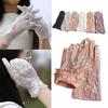 Anti-Slip Sunscreen Gloves Thin Touch Screen Gloves Elegant Transparent Gloves  Outdoor Cycling