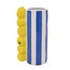 Hestia Lemon Vase With Blue Stripes