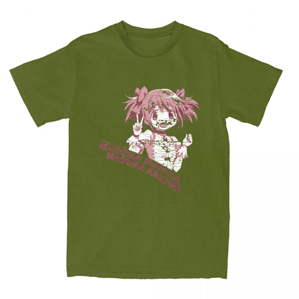 Madoka VINTAGE Madoka Magica Kızları Anime Ürünleri Tişört Erkek Kadın Yaratıcı %100 Pamuk Klasik Giysiler