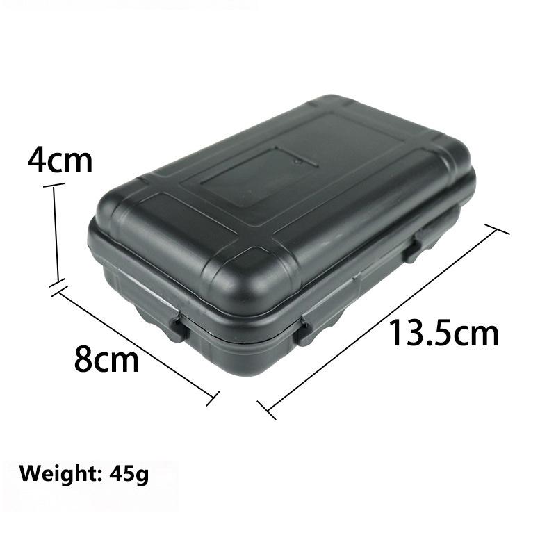 1Pcs Waterproof Sealed Survival Box, Outdoor Plastic Storage Container for Camping Travel, Emergency Kit Box