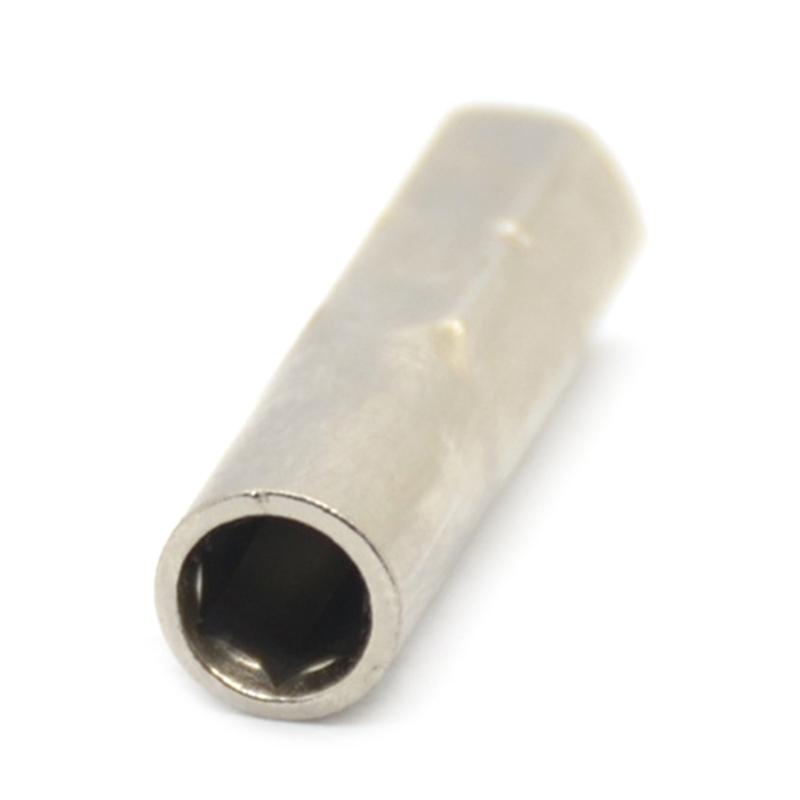 Essential 6.35mm to 4mm Conversion Adapter Connector Power Tool Accessories for Tool Part Crafted from Carbon Steel 4pcs