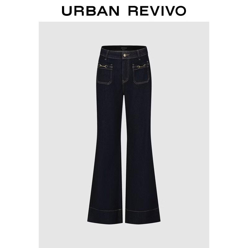 UR Women s Flared Denim Jeans with Patch Pockets 29