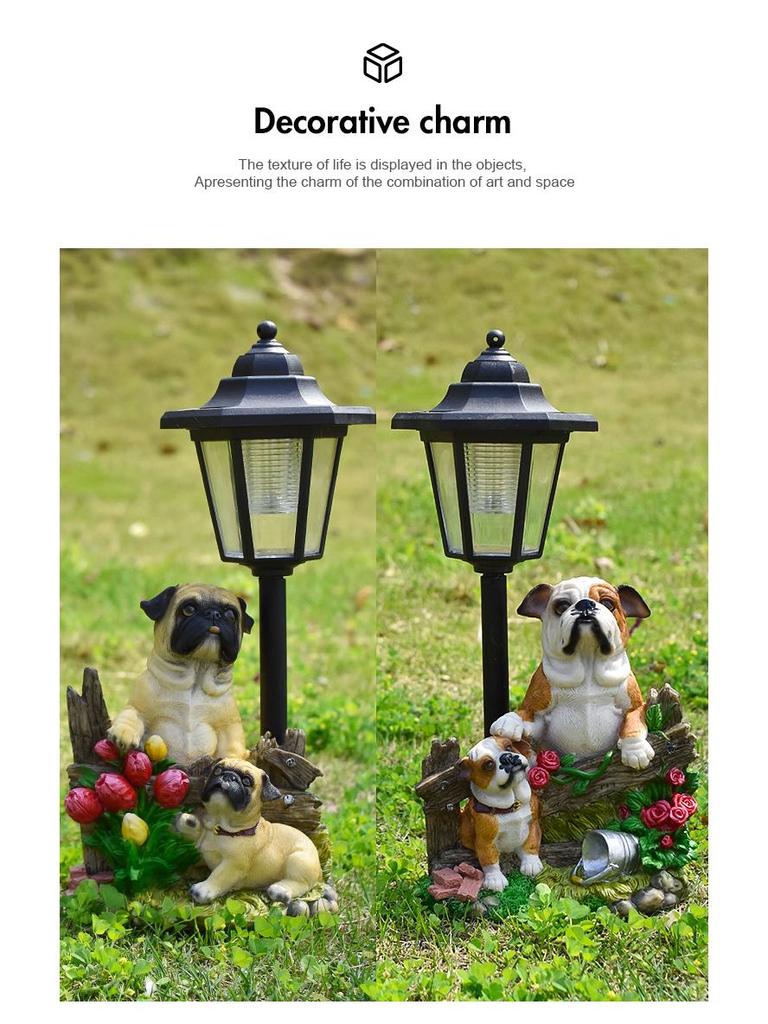 Hexagonal Solar Animal Garden Light - Outdoor Courtyard Decoration