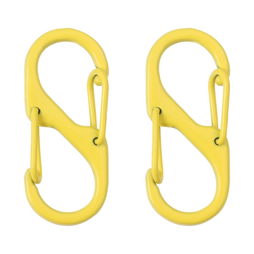 4-50Pcs Alloy+Iron Spray Paint Double S Buckle Clasps For Key Bag Accessories