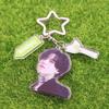 Acrylic Keychain Portable Versatile Adorable Keyring for Women Birthday Gift Style A