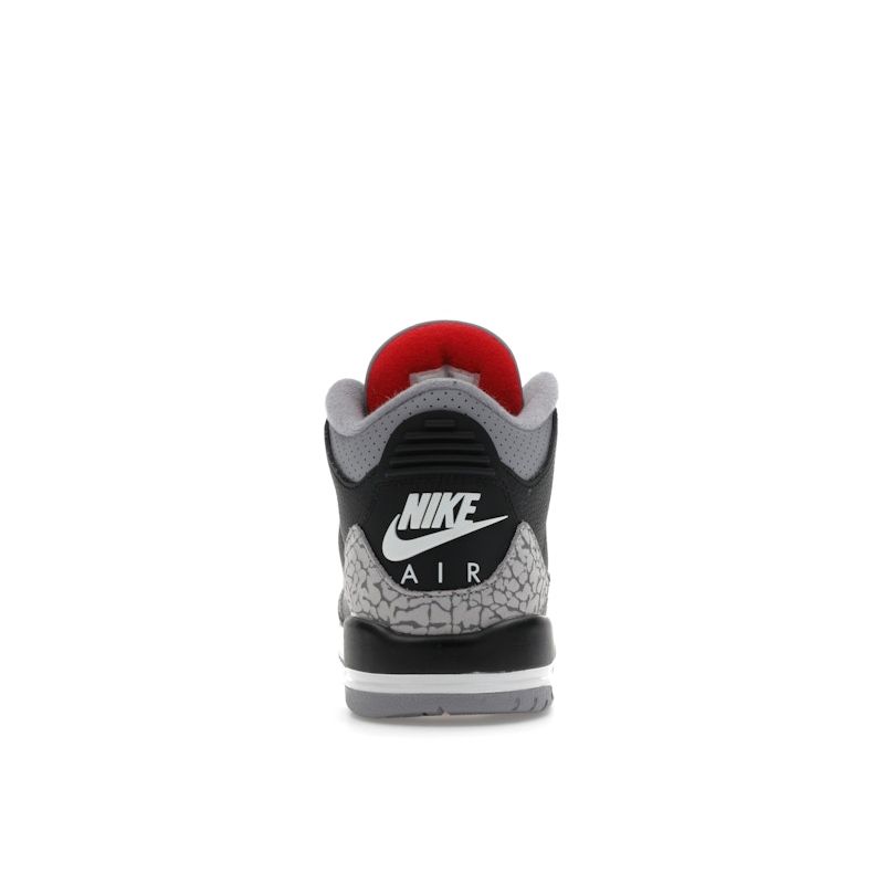 Air Jordan 3 Retro OG GS Black Cement 2024 Dětské tenisky Fire-Red Cement-Grey Sail DM0967-010