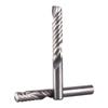 5pcs Tungsten Carbide End Mill Single Flute Spiral CNC Milling Router Bits 6mmx32mm