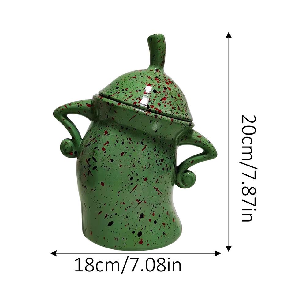 Canister With Attitude Creative Akimbo Cup Mugs Food Jars for Kitchen Storage Container with Airtight Lid Christmas Decoration