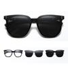 1/4 palce 1 magnetický klip na sluneční brýle pro krátkozraké s dioptrickými čočkami Pánské Optické Průhledný rám Sluneční brýle UV ochrana