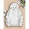 Christmas New Women's Hooded Top, Christmas Tree Print, Minimalist Casual Style, Festive Vibe