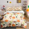 Cartoon Baseball Basketball Football Pattern 3Pcs Bedding Set Soft Microfiber Bedding Set For Kids Sports Themed Bedroom
