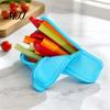 Accessoire de déjeuner de bureau Support à Burrito en Silicone, Boîte de Rangement Pliable pour Wraps Sandwich Hot Dog, Support pour Chien Réutilisable Contenant Pliable pour Rouleaux de Sushi