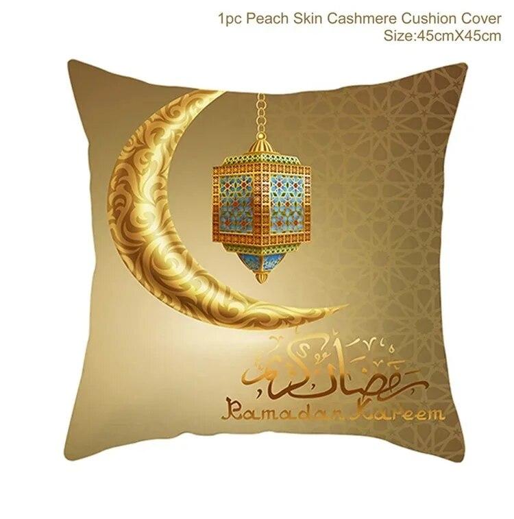 45x45 Cm Eid Cushion Cover Ramadan Decoration Home