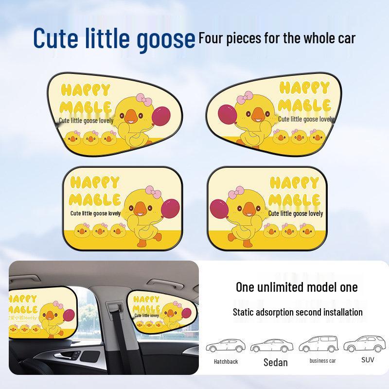 2025 Car Sunshade: Heat Insulation & Sun Blocker Side Window Curtain