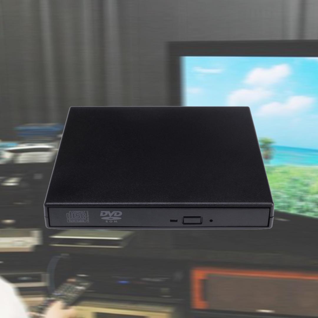 

Lvye Slim Внешний CD DVD-привод USB 2.0 Проигрыватель дисков Пишущий Пишущий Пишущий Для Ноутбука Mac