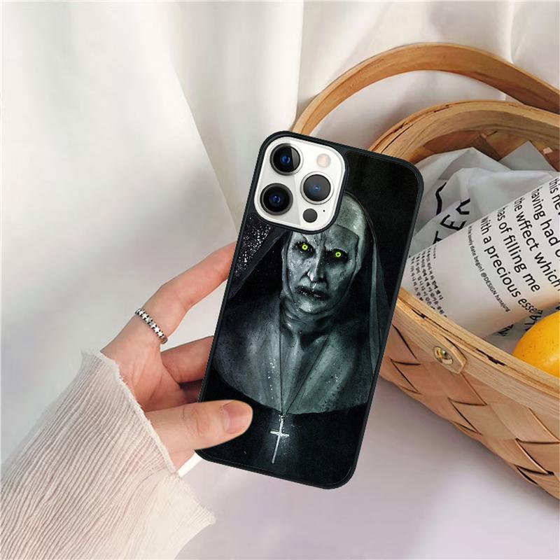 The Nun Horror Movie Phone Case For iPhone 17 Air 16 15 14 11 12 13 Pro  MAX Plus Coque Cover Shell