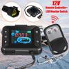 12V Car Heater LCD Minitor Switch + Remote Controller for Truck Motorhome Diesel