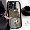 Anime S-Snoopys Phone Case For IPhone 17 Pro Max 15 Pro 16 14 Plus 12 13 Mini 11 Pro Shockproof Cover