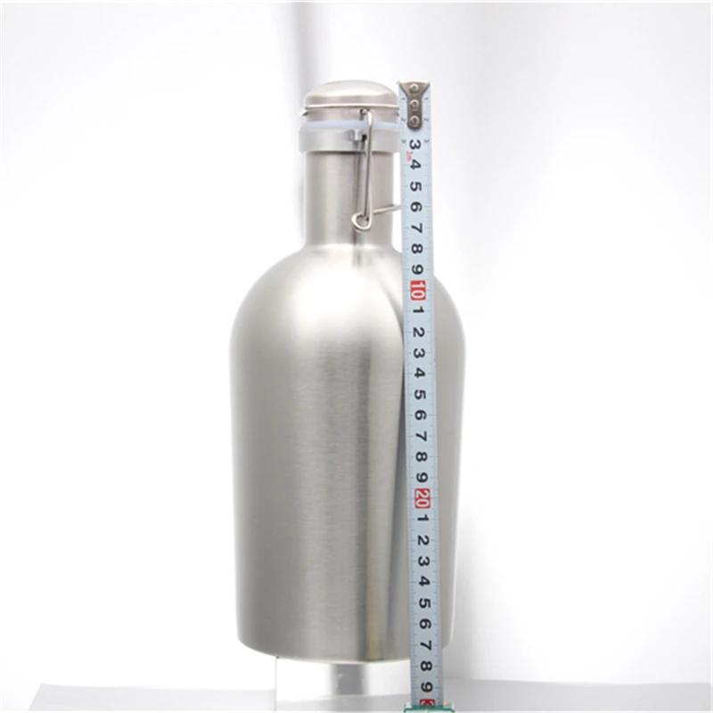 

Переносная пивная бочка на открытом воздухе Изолированная винная бутылка Винный набор Бутылка для розлива крафтового ликера Чайник Байцзю из нержавеющей стали