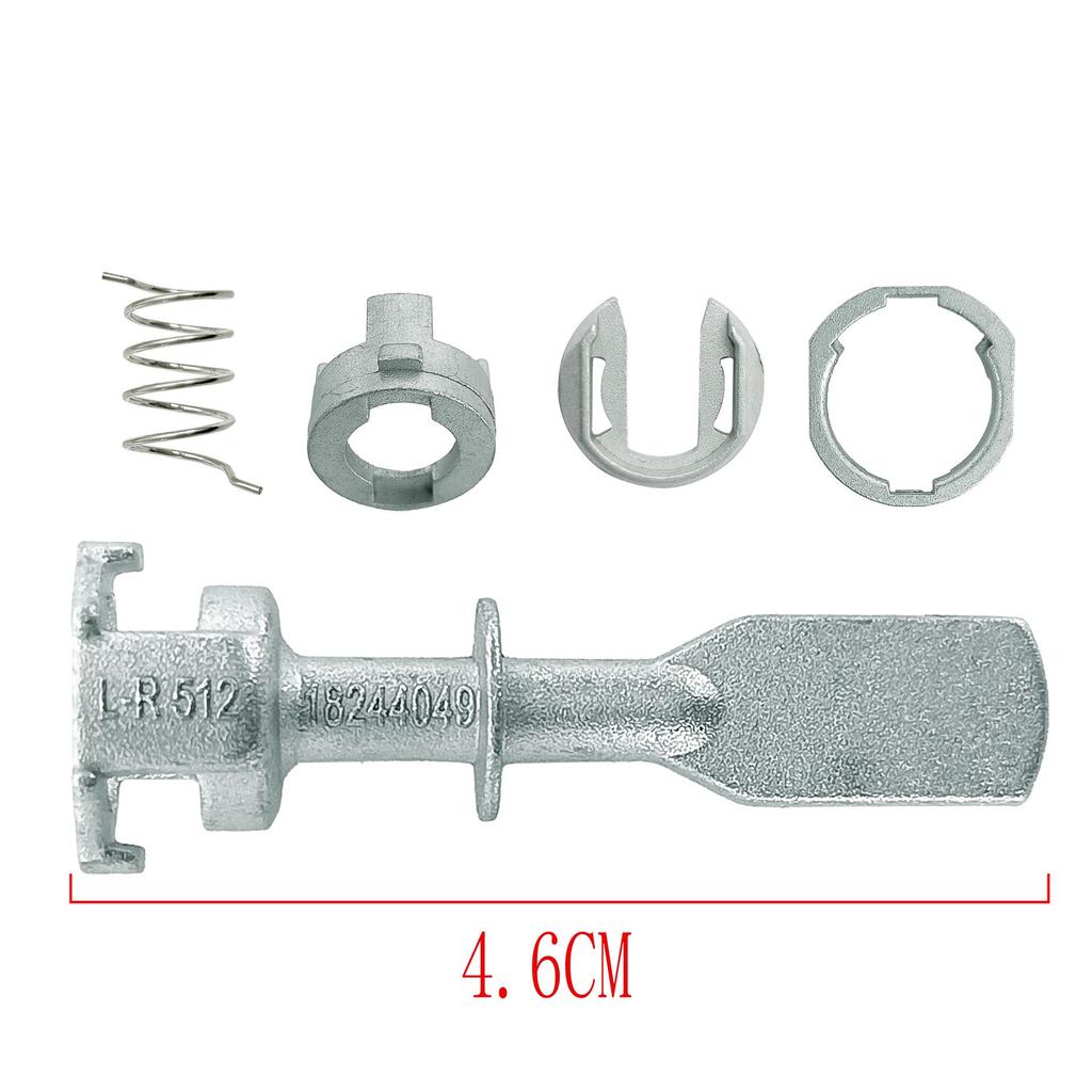 Volkswagen Door Lock Cylinder Repair Kit: 5-Piece Accessory Set, 46mm Rod Length
