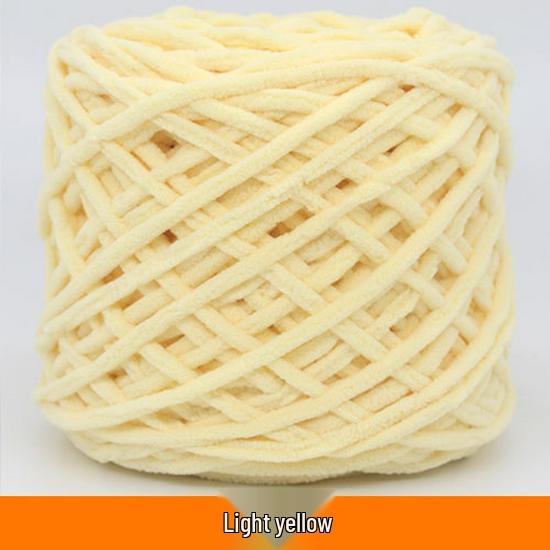Plush Wool Yarn for Hand-Knitted Crochet Shoes & Slippers