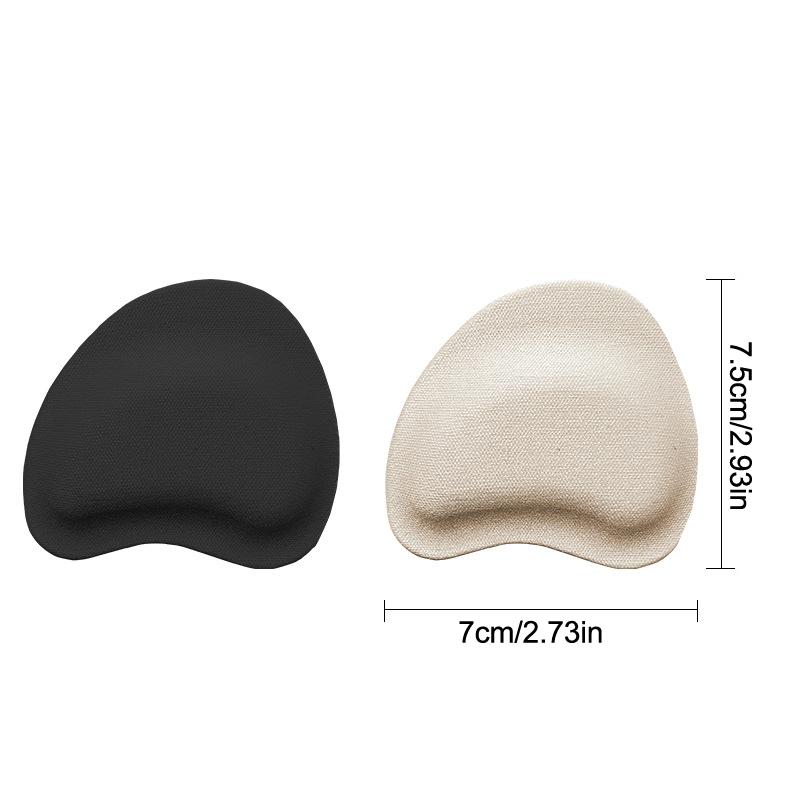 1Pair Women Forefoot Pad Pain Relief Insert Half Size Insoles Non-Slip Cushion Shoe Breathable Sweat Absorbing Foot Pads