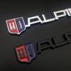 Alpina Car Kovový odznak s logom: Nálepka na dekoráciu chvosta, boku alebo tela