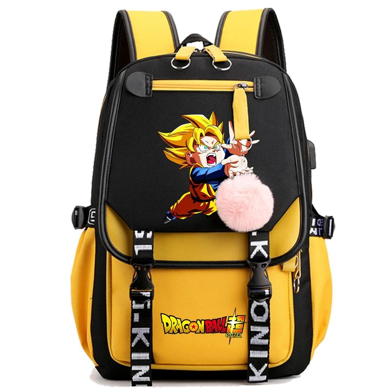 Anime Dragon Ball Bag Large Capacity Backpack for Women Anti Theft Travel Bag Back To Schoolbag for Teenager Girl Laptop Bag Women Travel Bag Mochila