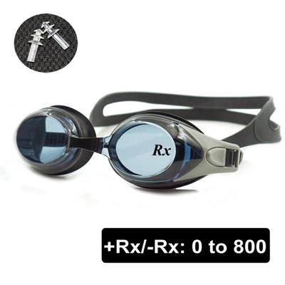 Optical Swim Goggles Rx -Rx Prescription Swimming Eyeglasses Adults Children Different Strength Each Eye with Free Ear Plugs