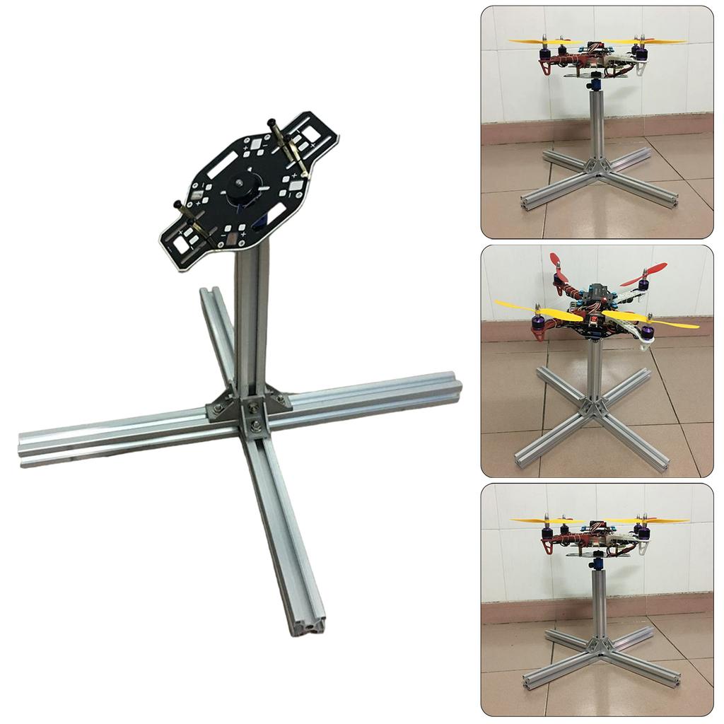 Quadcopter PID Tuning Stand Set Four-Axis Model Airplane Universal Gimbal PID Debugging Frame Aluminum Alloy