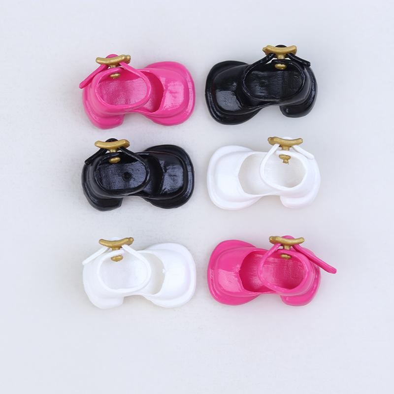 Beautiful 2Pcs 1:12 OB11 Princess Pearl Mary Shoes Doll Classic Shoes Suit For Ob11 1/12 Bjd Detachable Doll Gsc DOD YMY Doll Accessories