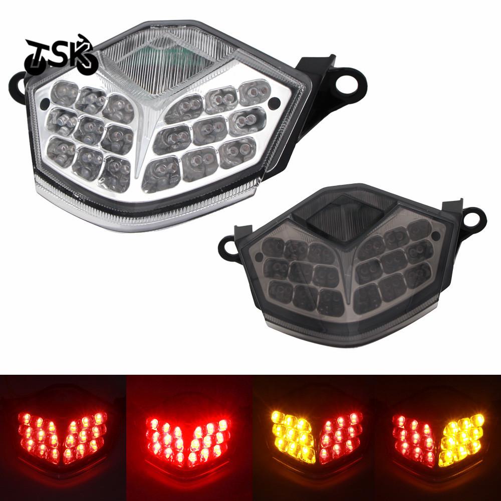 Compatible Rear Tail Light for Kawasaki Z750, Z1000, ZX-10R, ZX-6R, ZX600 Motorcycles