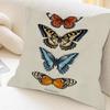 Butterfly Art Office Cushion Pillowcase Car Cushion Cover45X45CM Lumbar Pillowcase Sofa Pillowcover