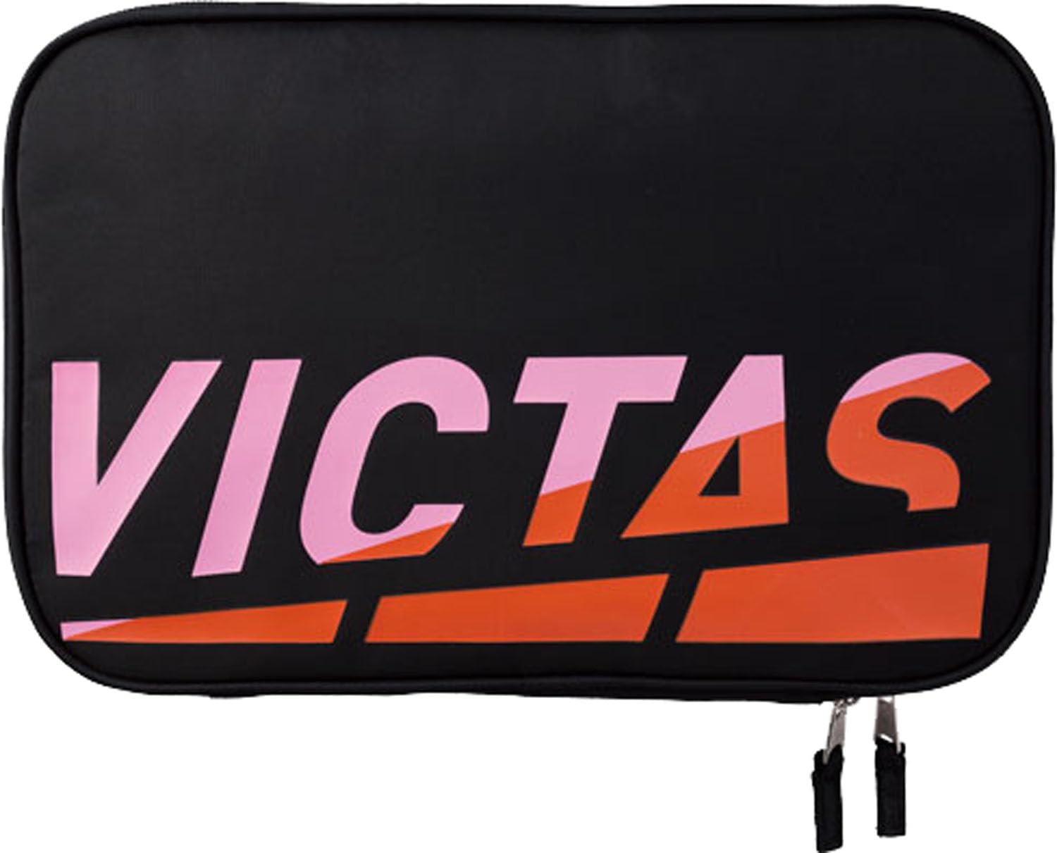 VICTAS Table Tennis Racket Storage Play Logo Racket Case II 2 Includes Accessory Pink 672601 (Holds Rackets, Storage) розовый