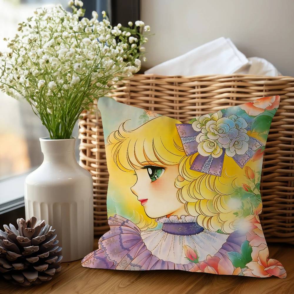 M-Manga C-Candy C-Candy Personalized Pillow Dust Cover Bedroom Kids Party Decoration Pillowcase Birthday Children Gift