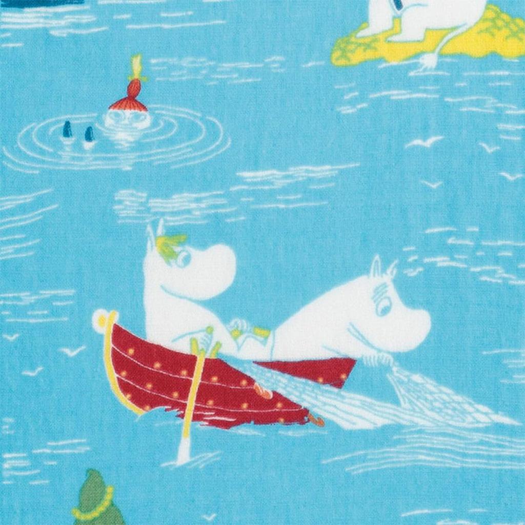 Marushin Gauze Face Towel Callastus Made in Imabari 1405020100 "Moomin" 34x80cm, Gauze, Japan, Towel,