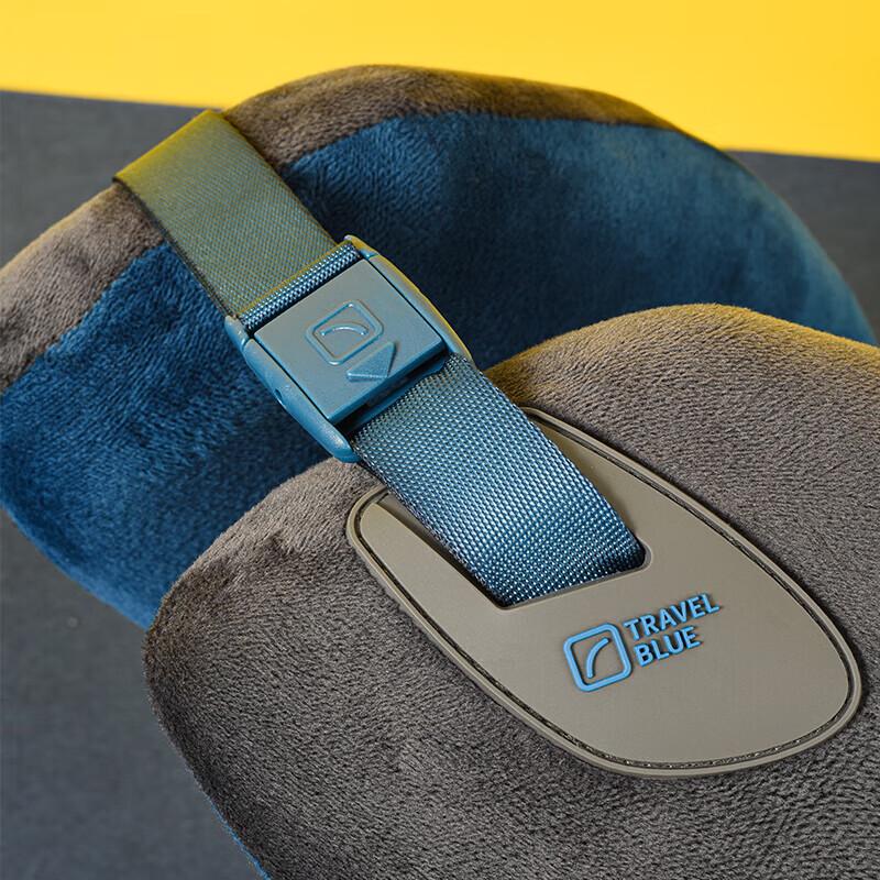 Travel Blue Neck Pillow & Thermos Gift Set